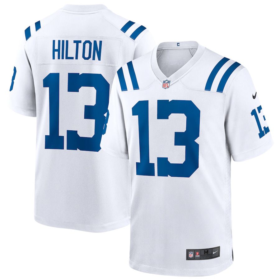 Men Indianapolis Colts 13 T.Y. Hilton Nike White Game Player NFL Jersey